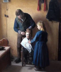 Chez le coiffeur